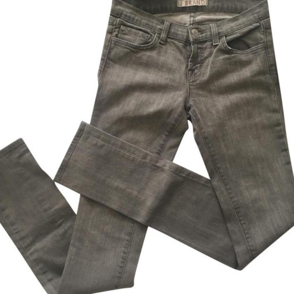 J Brand Gray Skinny Jeans - like new
